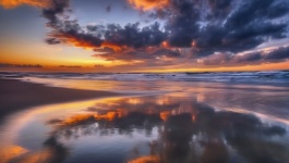Sunset Beach Sea