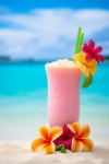Tropical Drink On The Beach