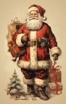 Vintage Santa Claus Postcard