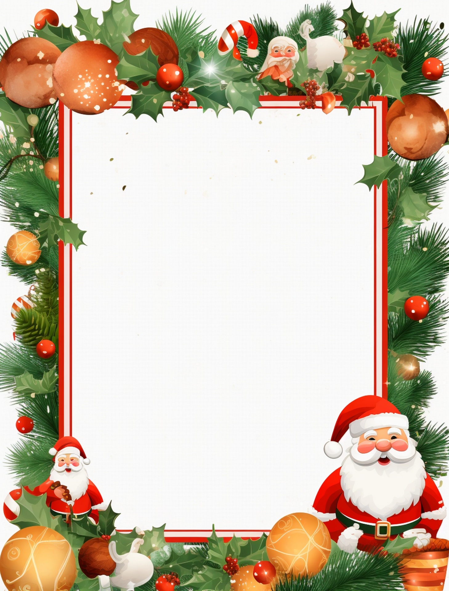 Christmas Stationary Paper Frame Free Stock Photo - Public Domain Pictures