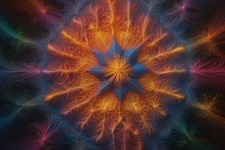 Abstract Kaleidoscopic Image