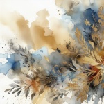 Abstract Watercolor Art Background