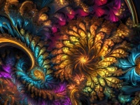 Abstract Fractal Background Texture