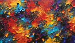 Abstract Acrylic Painting Art