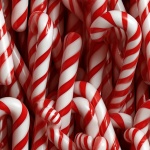 Candy Cane Seamless Background