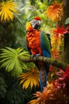 Colorful Macaw