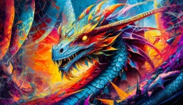 Dragon Fantasy Background