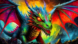 Dragon Fantasy Background