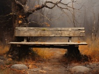 Empty Bench Painting