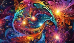Fractal Art Background Abstract