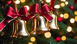 Bells Christmas Background
