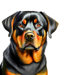 Dog, Rottweiler, Isolated, Png