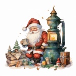 Christmas Santa Claus Art