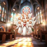 Angel Chorus Church Art