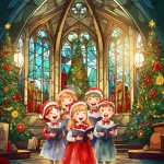 Children Chorus In Church Art