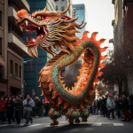 Chinese New Year Dragon Float