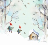 Christmas Gnome Art Print