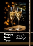 New Year Champagne Greeting
