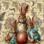 Vintage Easter Bunny Art