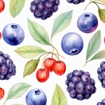 Assorted Berry And Cherry Pattern