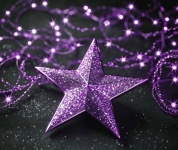 Purple Star Background