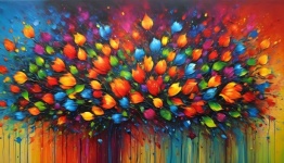 Painting Abstract Background