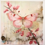 Mixed Media Spring Collage