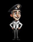 Person, Police Officer, Cartoon