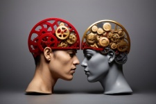 Two Human Heads