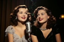 Vintage Female Duet Singers