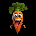 Carrot, Funny Cartoon, Vegetable