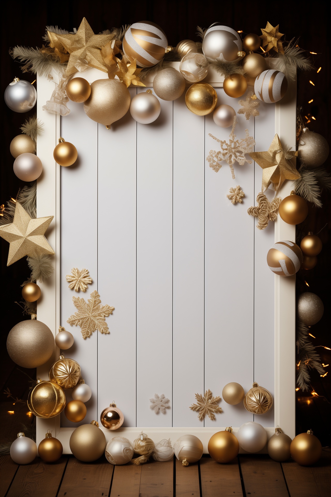 Christmas Decorated Frame Free Stock Photo - Public Domain Pictures