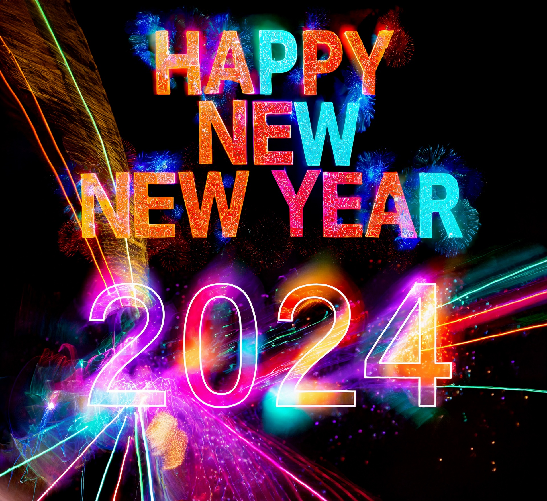 New Year 2024, Greeting Card Free Stock Photo Public Domain Pictures