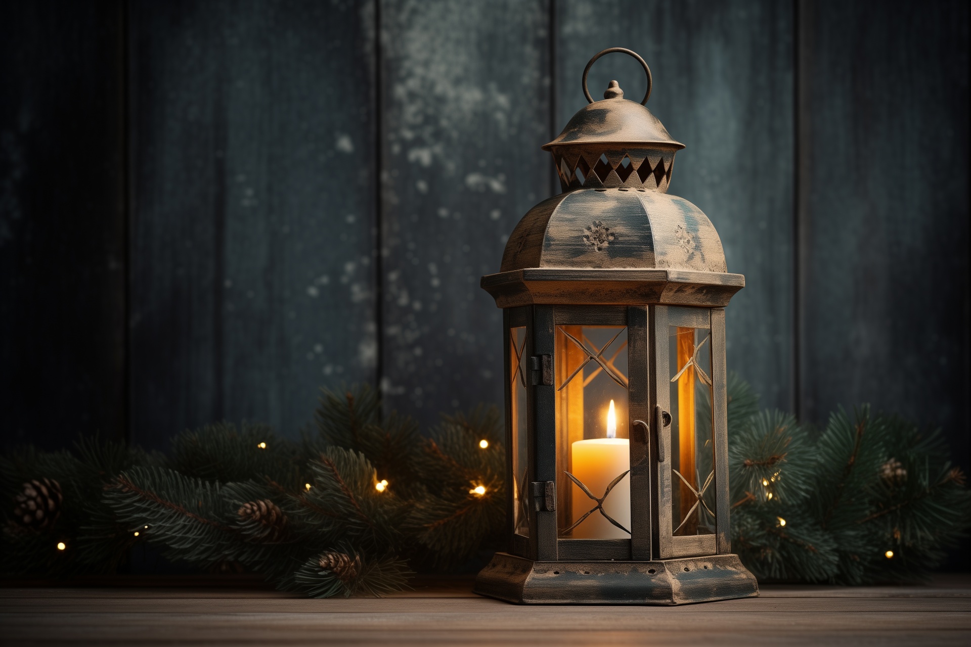 Vintage Christmas Lantern Free Stock Photo - Public Domain Pictures