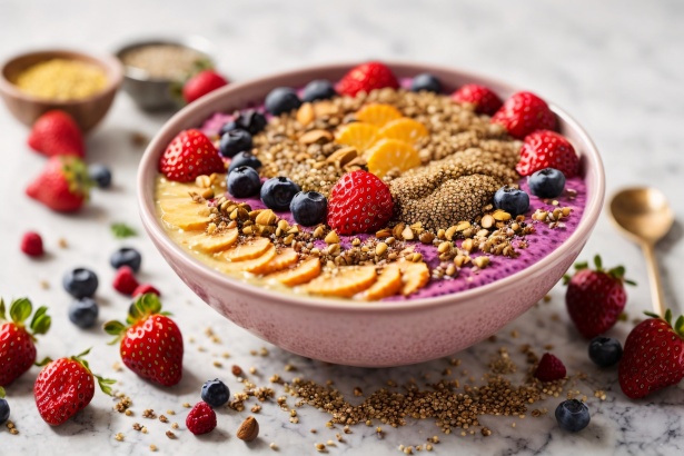 Oatmeal With Fruits And Berries Free Stock Photo - Public Domain Pictures