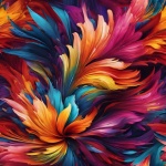 Abstract Colors Explosion