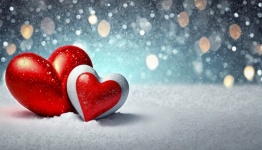 Valentine, Red Hearts