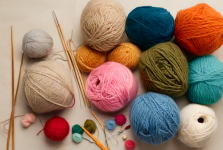 Balls Of Wool Yarn