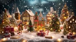 Beautiful Christmas Village