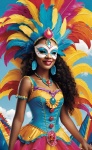Carnival, Mardi Gras Poster