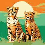 Cheetah Jungle Cat Art Print