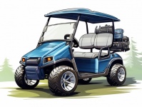 Golf Cart Art