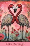 Flamingo Bird Valentine Art