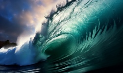 Surfer Dream Wave Art Print