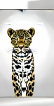 Abstract Tiger Print Art