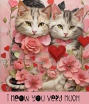 Cat Valentine Greeting Art
