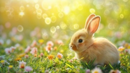 Little Bunny In A Meadow