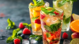 Mojito Coctail With Fruit