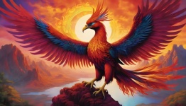 Phoenix Fantasy Bird Mythical Animal