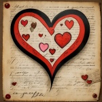 Valentine Collage Art
